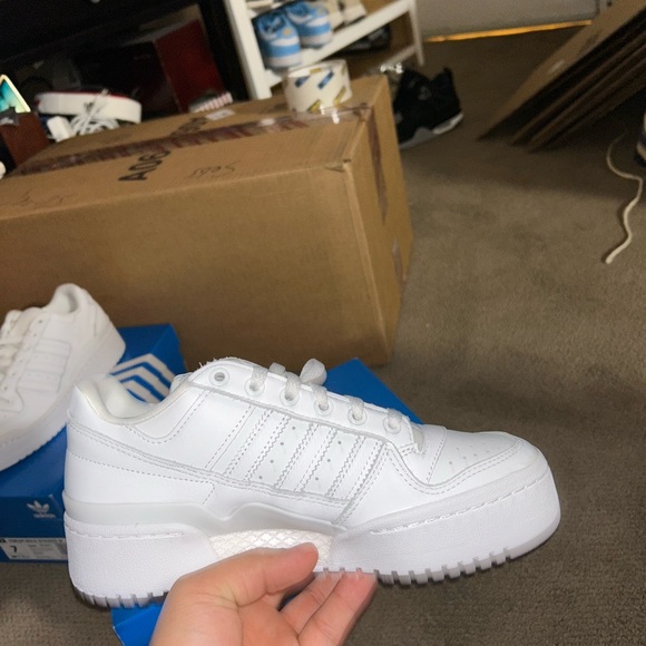 Adidas Forum Bold Stripes W White Sneakers - Picture 3 of 16